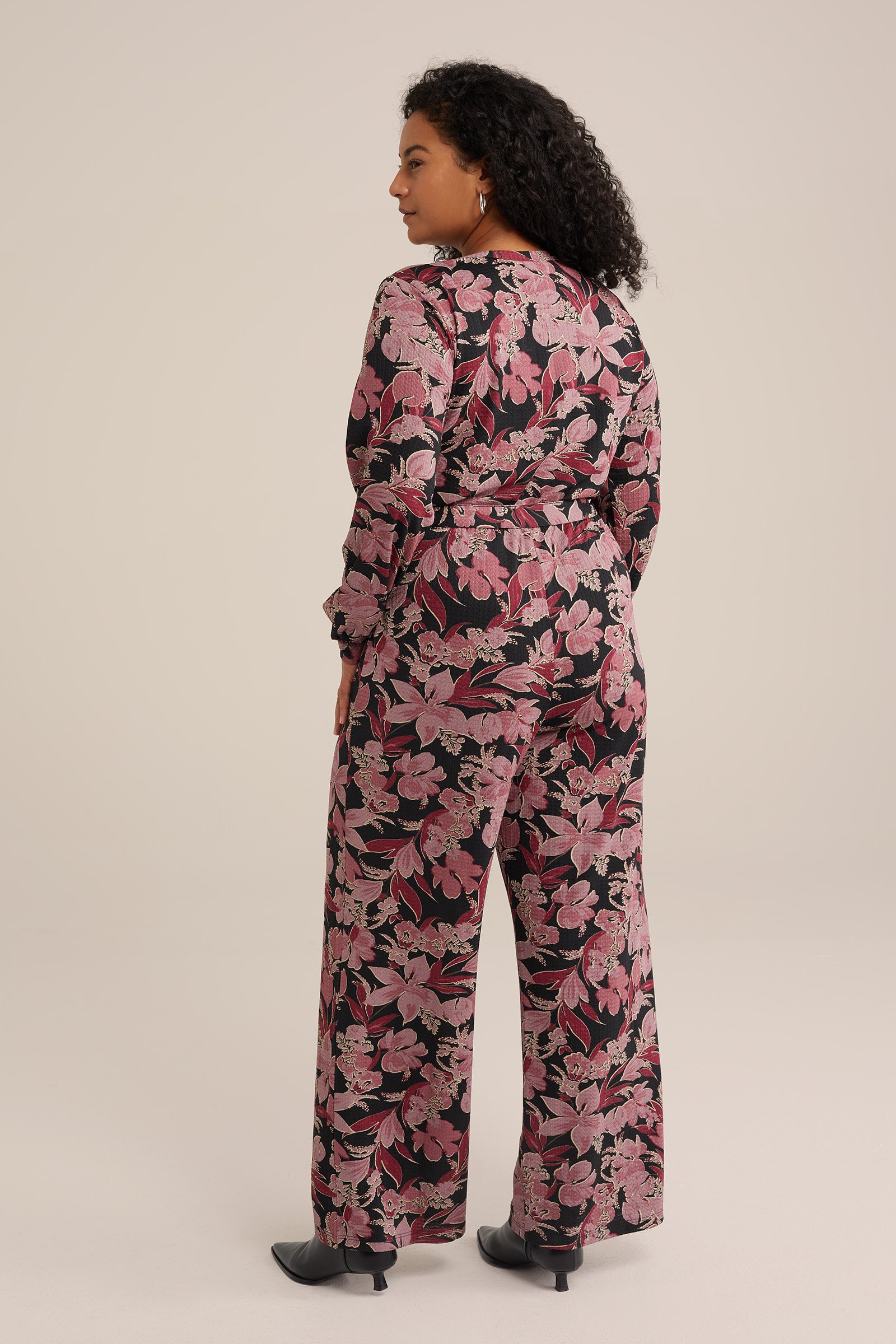 jumpsuit met dessin WE Fashion Roze