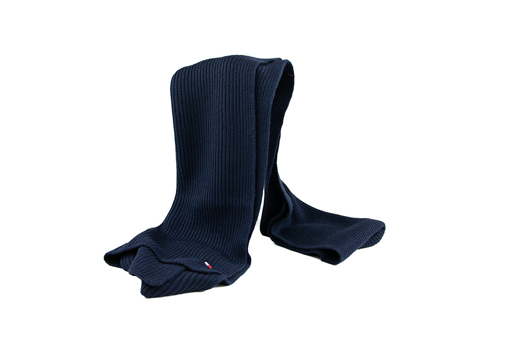 Tommy Hilfiger Cotton Scarf Space Blue