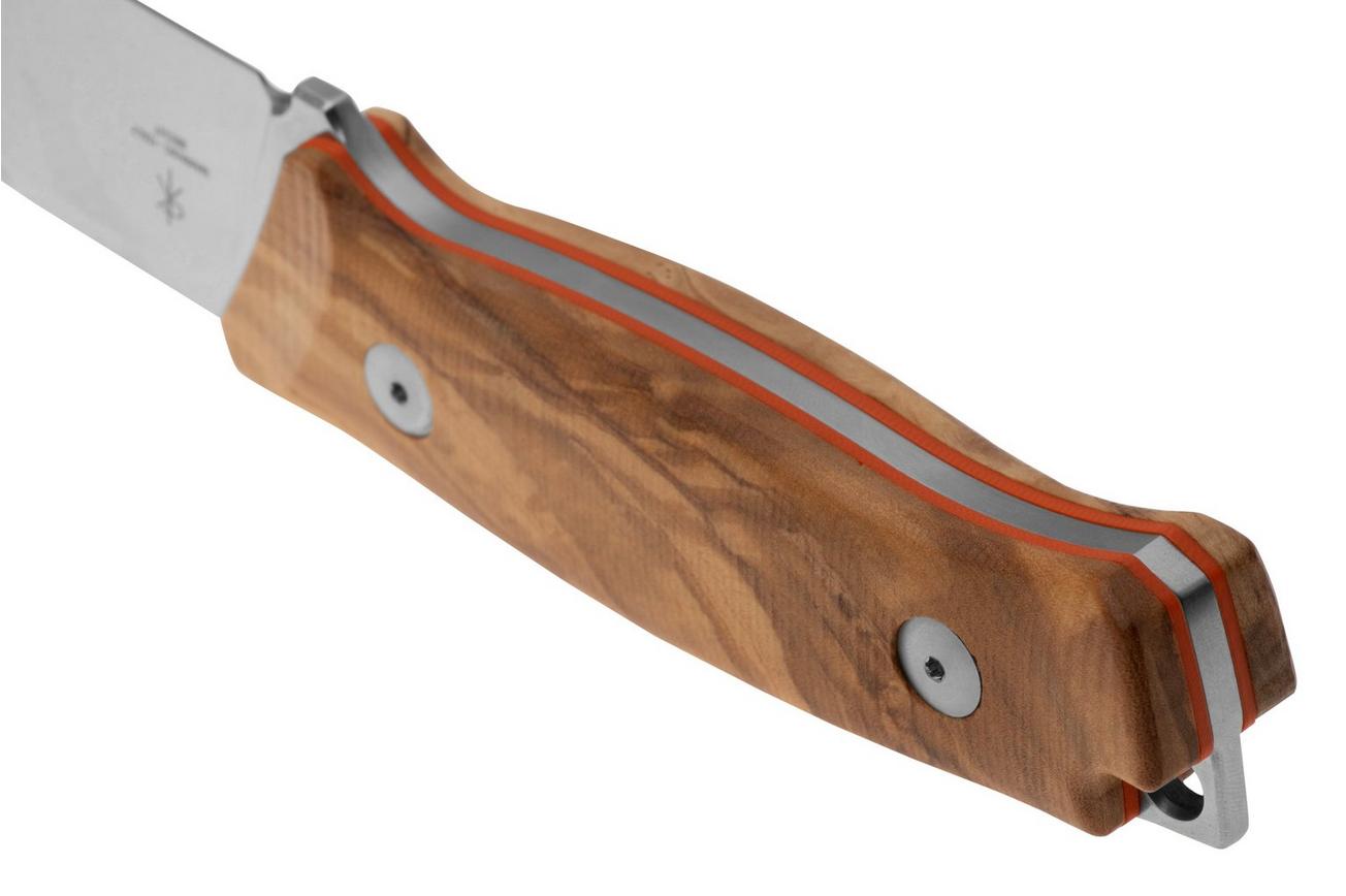 Fox Knives Rifle Windage FX-661 OL, Olive Wood vaststaand mes, Raven Knives design