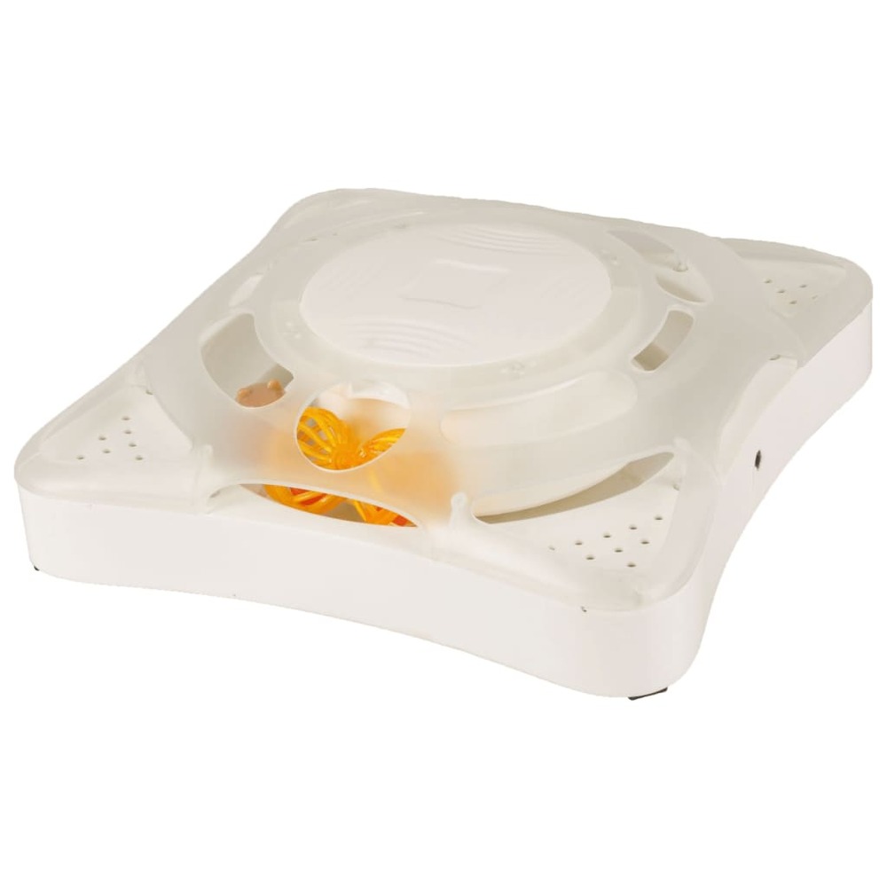 Jouet pour chats orbit 26x26x8 cm blanc