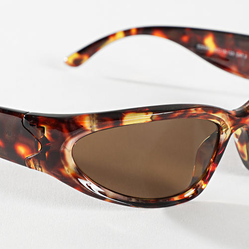 Lunettes De Soleil Fauve Marron