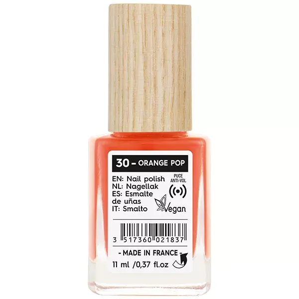 Esmalte So'Bio Étic 30 Laranja Pop Orgânico 11ml