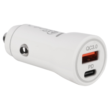 Q-Link autolader QC PD 20W wit