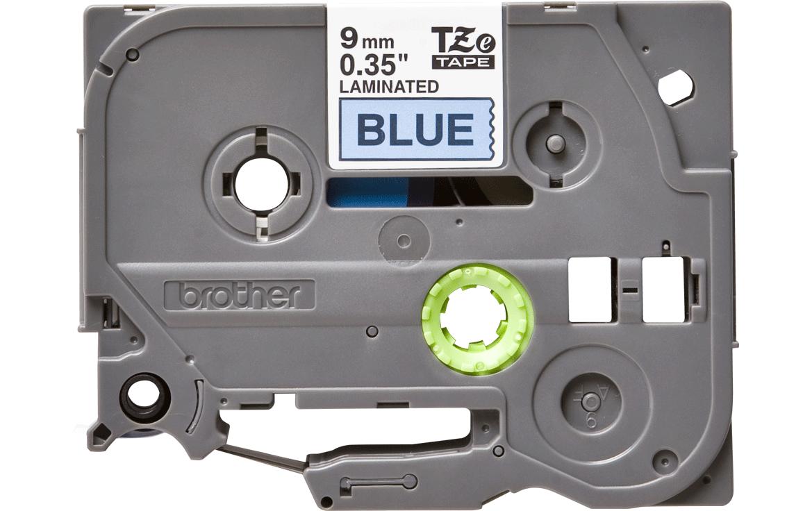 Beschriftungsband TZe-521 Schwarz auf Blau9 mm-Beschriftungsband für Etikettendrucker