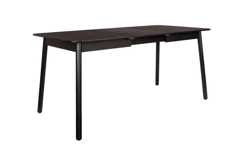 Zuiver Glimps uitschuifbare tafel 120x80 zwart