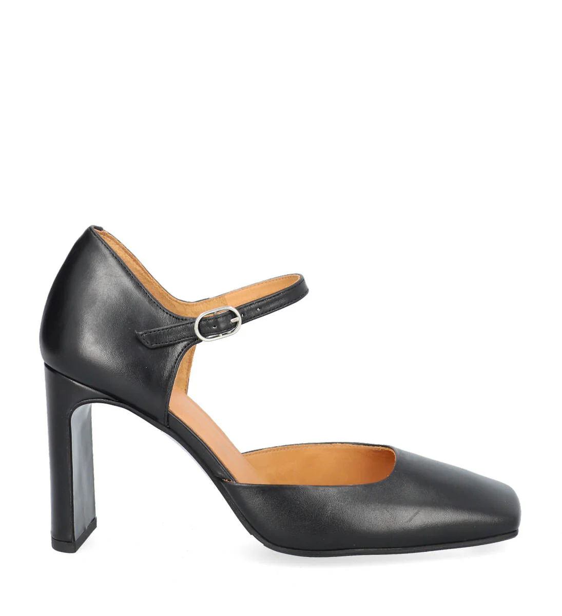 Billi Bi  A5581 stillet med rem - Black nappa 70