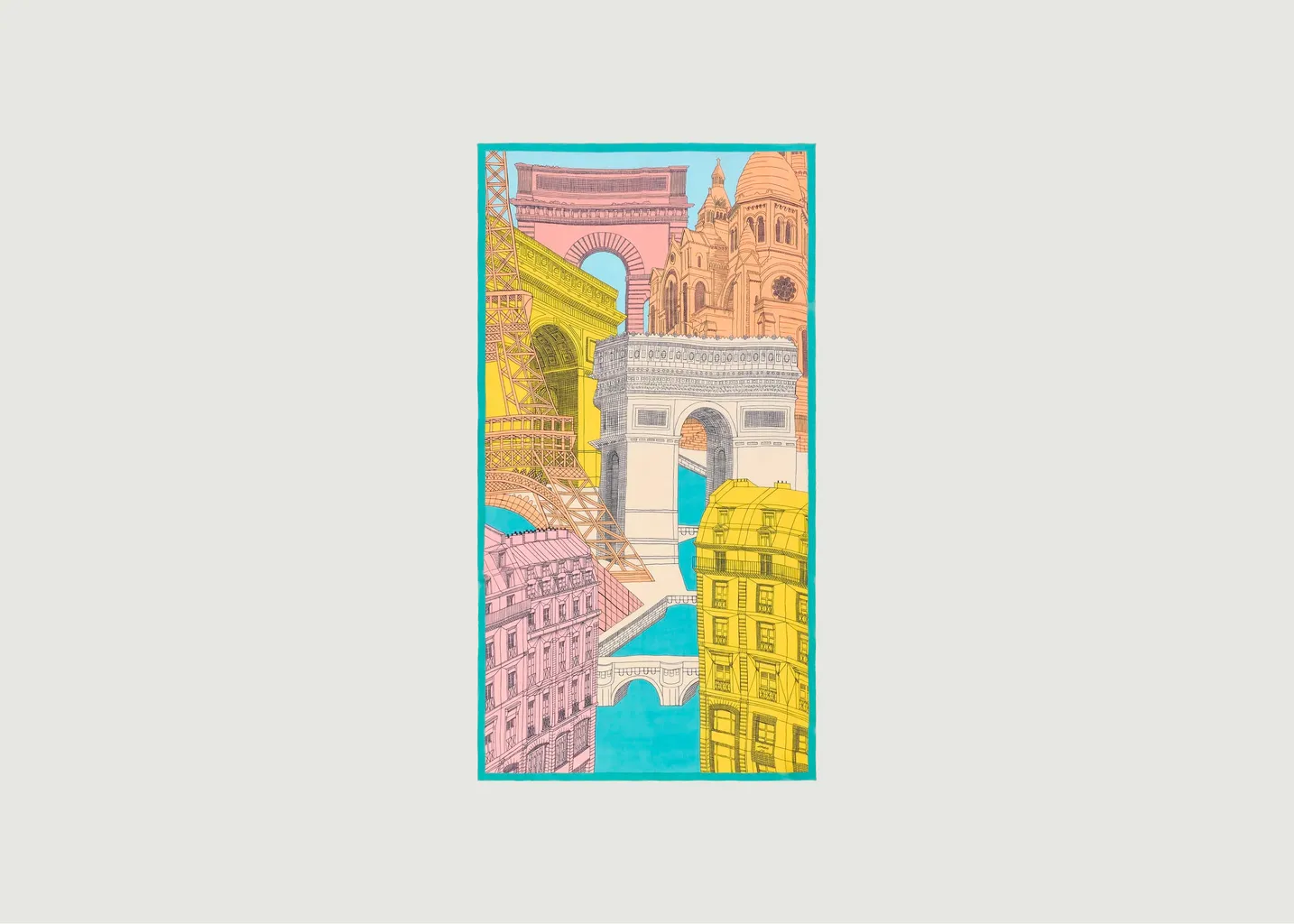 Écharpe 100 Paris Inoui Editions