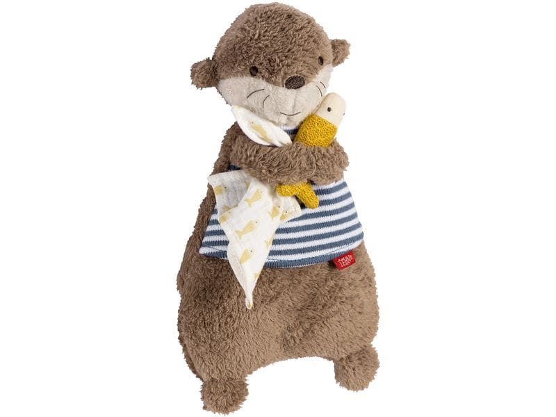 fehn Wärme-Stofftier Otter Kuscheltier mit entnehmbarem Wärmesäckchen im Otter Design