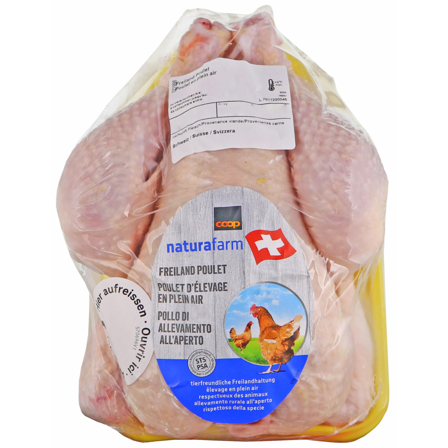 Naturafarm Freilandpoulet ca. 1.2kg