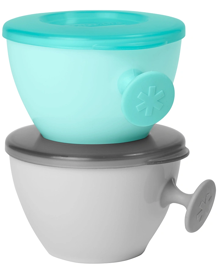 Breischalen EASY GRAB 2er-Pack in grau/türkis