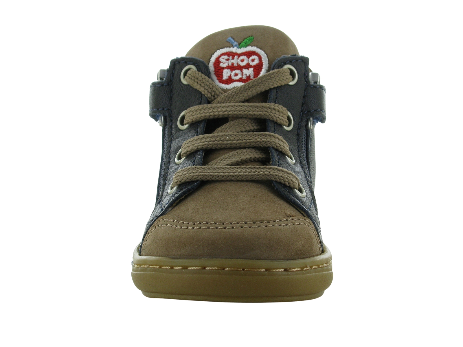 Shoopom-BOUBA BI ZIP Cuir Marine
