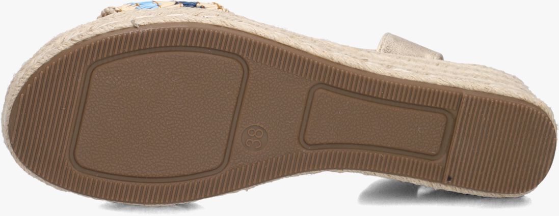 gouden ayana sandalen met hak 0047-71