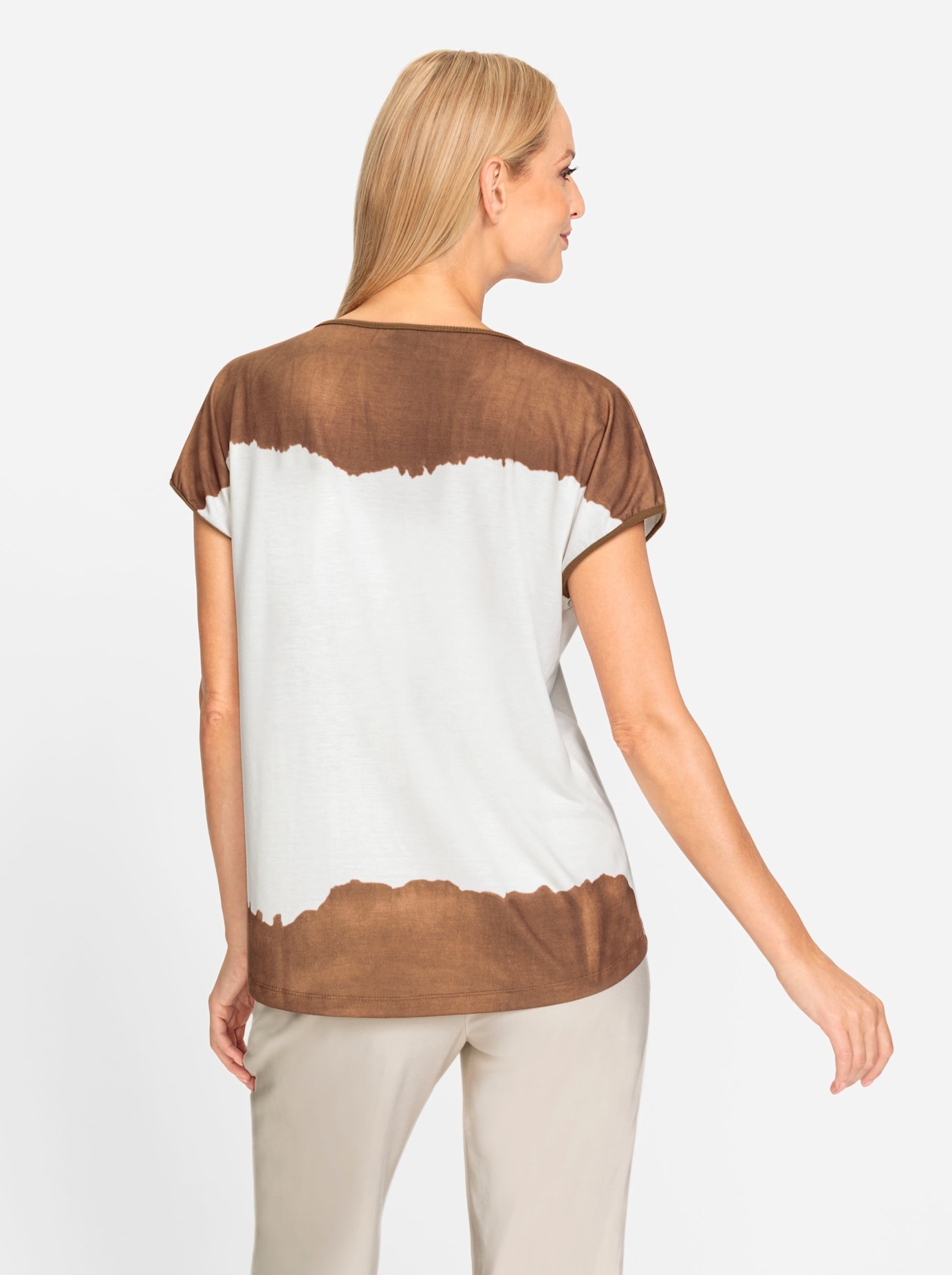 heine Rundhalsshirt »Druck-Shirt« 1 Stk. tlg.