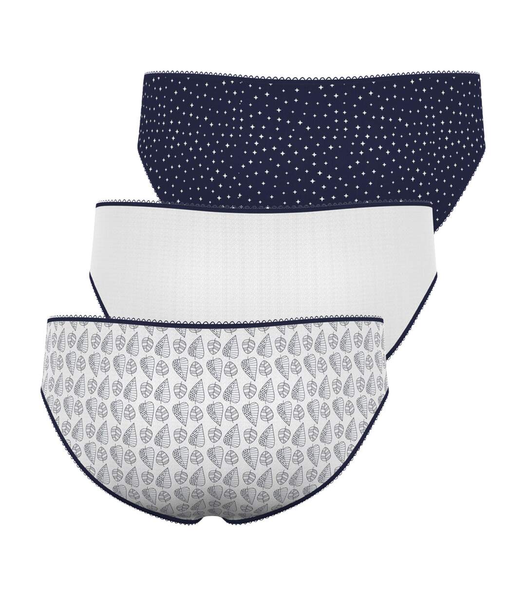 Lot de 3 slips femme Trio Mode