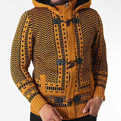 Gilet Zippé Capuche 3007 Orange