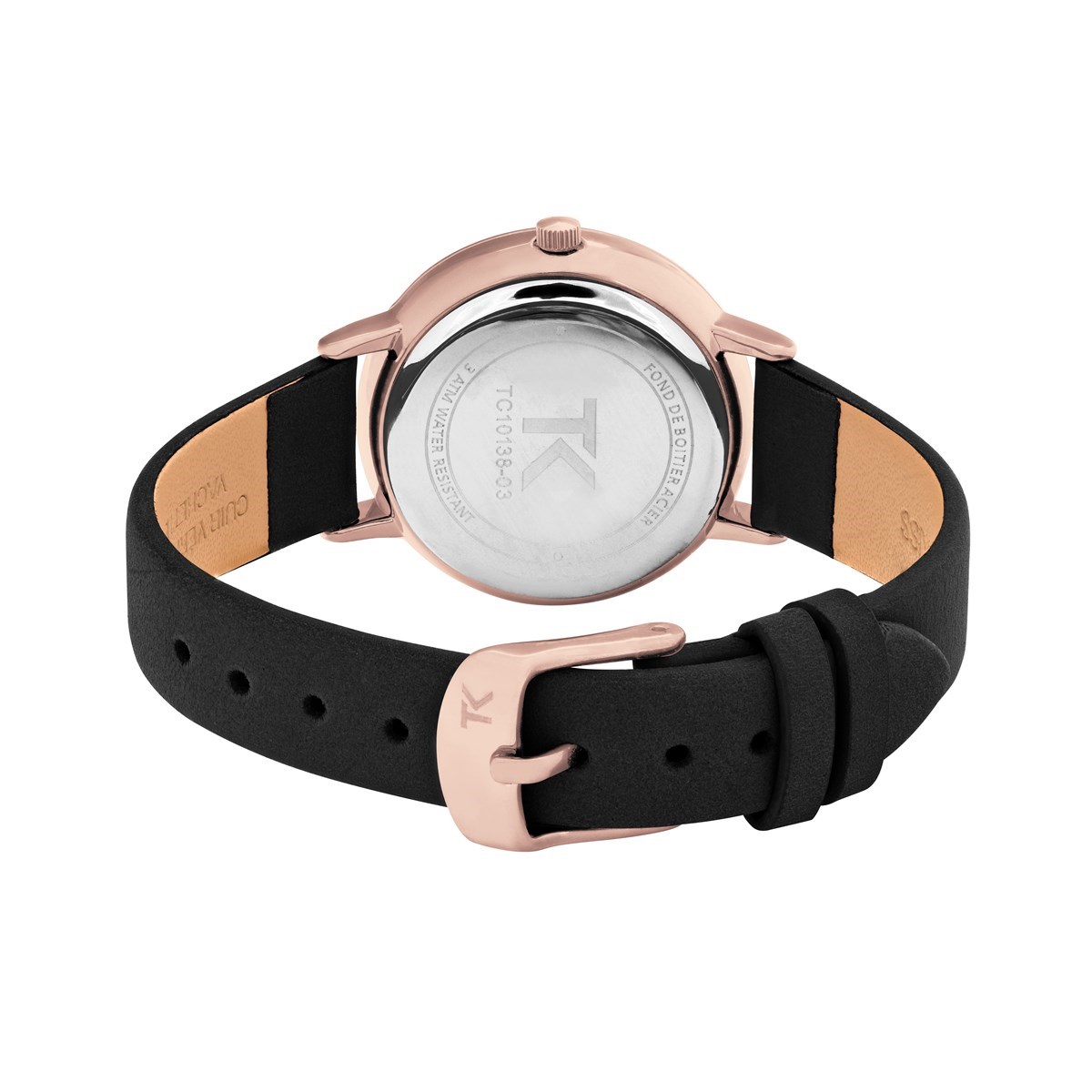 Montre analogique bracelet cuir LISE