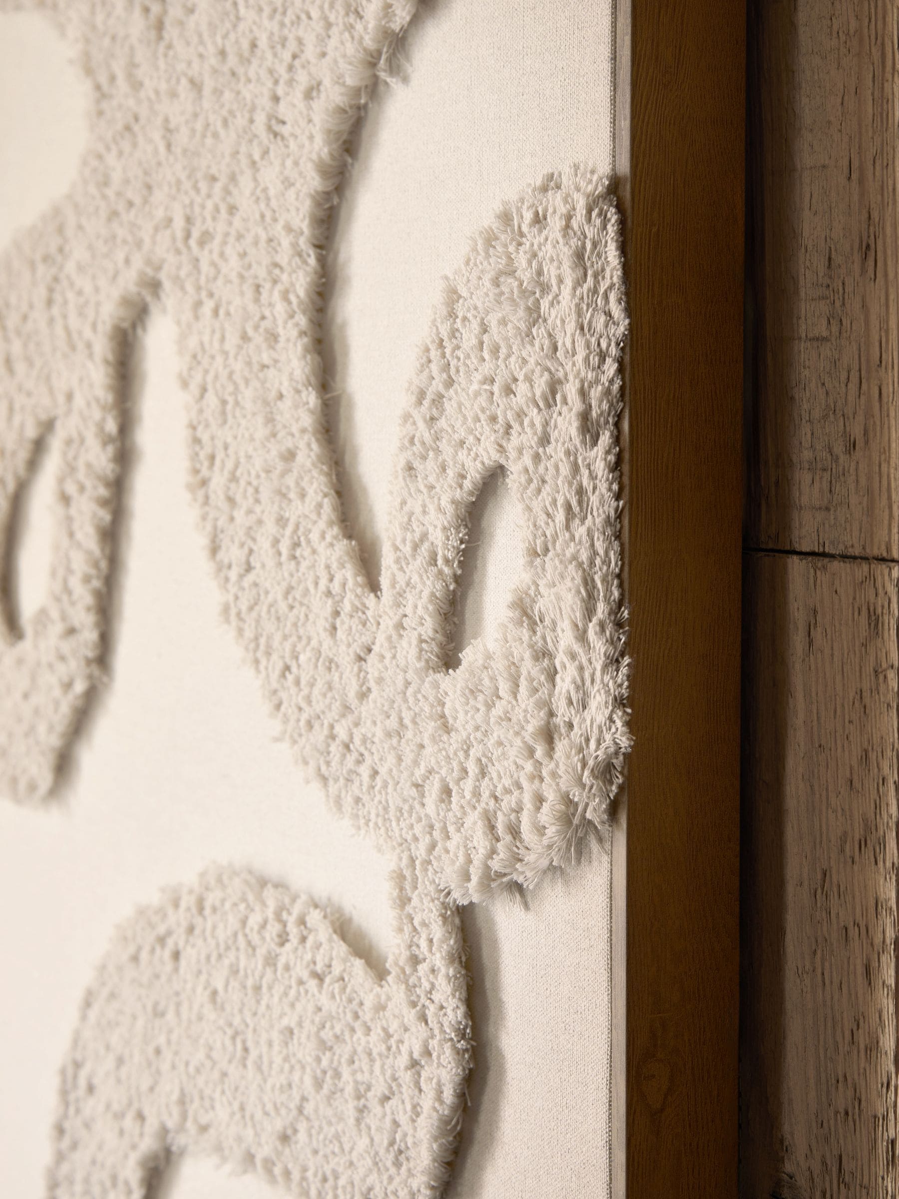 Stof Boucle Abstract ingelijste Wanddecoratie