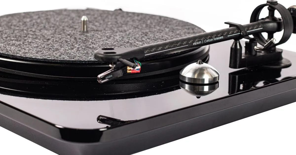 Elipson Chroma 400 RIAA BT Noir laqué Platines vinyle hi-fi