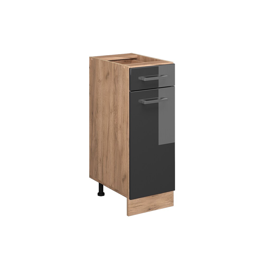 Vicco Schubunterschrank Küchenschrank Küchenzeile R-Line 30 cm Eiche Anthrazit Tür Schublade
