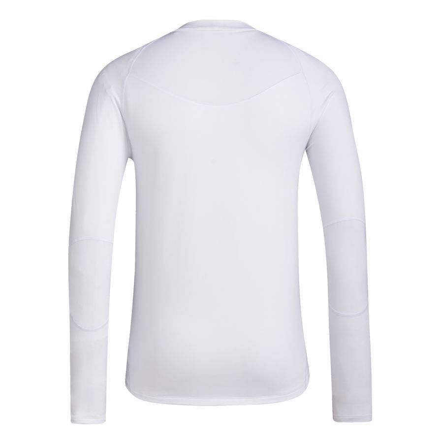 adidas Baselayer Techfit - Blanc Manches Longues
