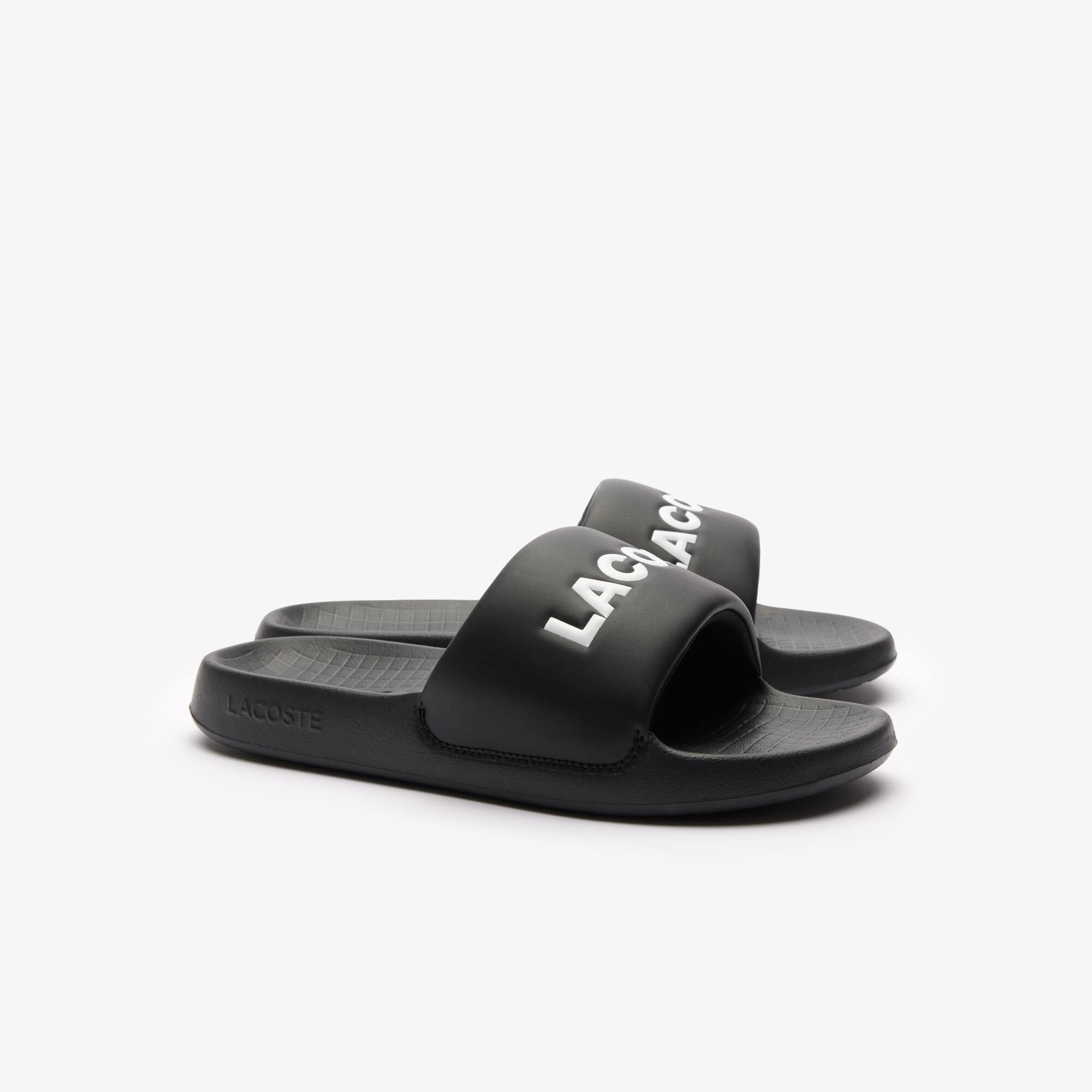 Claquettes Serve Slide 1.0 homme Claquettes & Sandales - Noir - Lacoste - Homme
