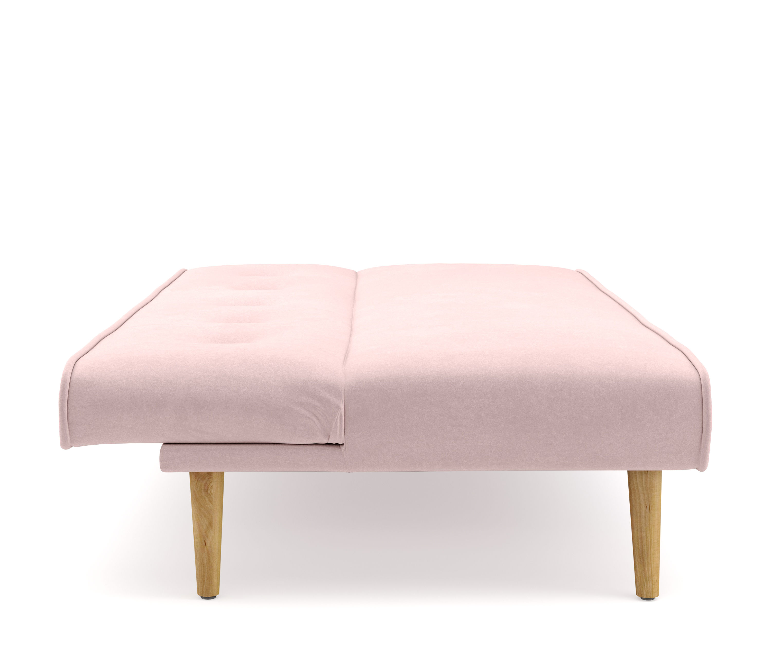 Schlafsofa Samt LEA rosa