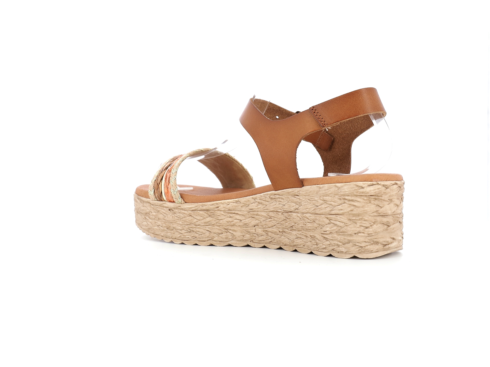 Chaussures du chateau-788 Matières combinées Multi-Marron