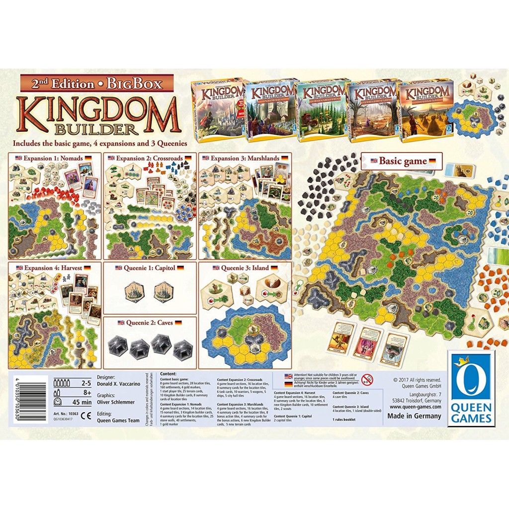 Kingdom Builder - Big Box 2nd Edition