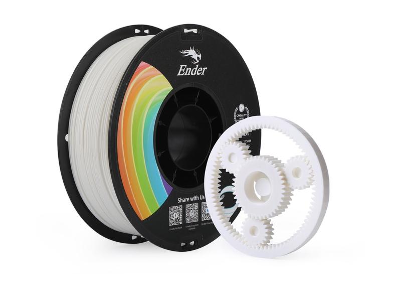 Creality Filament PLA  Weiss, 1.75 mm, 1 kg Hochwertiges PLA  Filament für 3D-Drucker