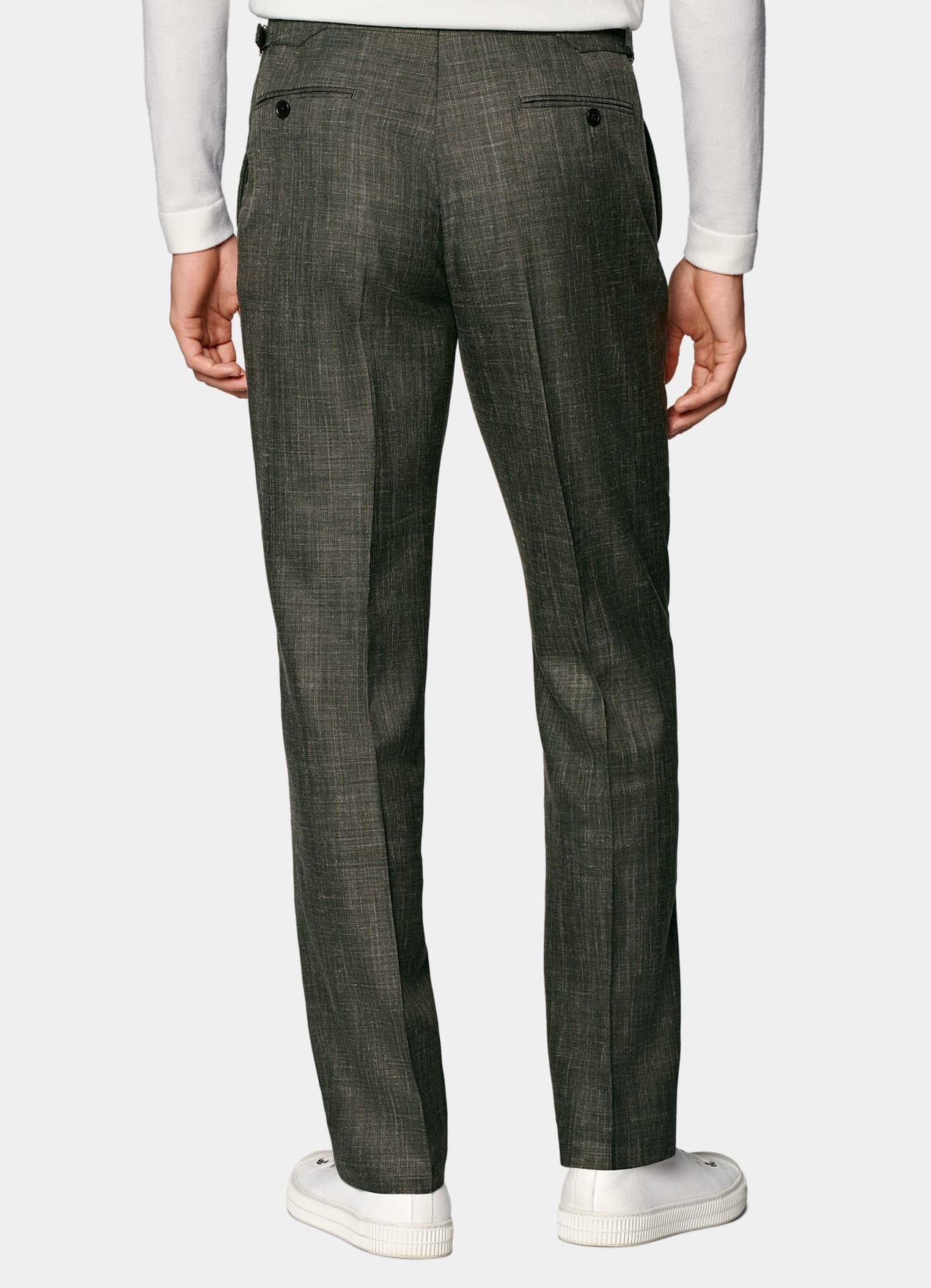 Costume Havana coupe Tailored vert foncé