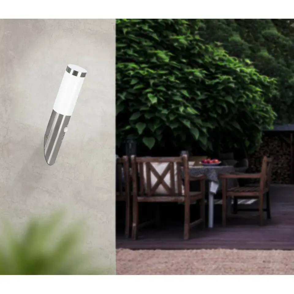 EGLO Helsinki Wandlamp - E27 - 7.5 cm - RVS