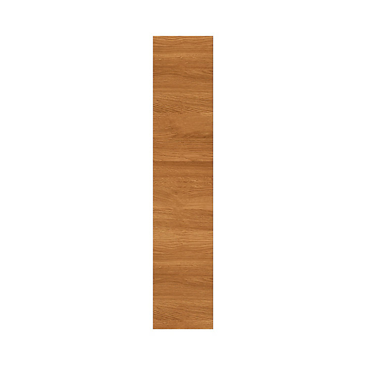 Porte de meuble de cuisine Chia décor chêne fumé mat l. 15 cm x H. 72 cm GoodHome