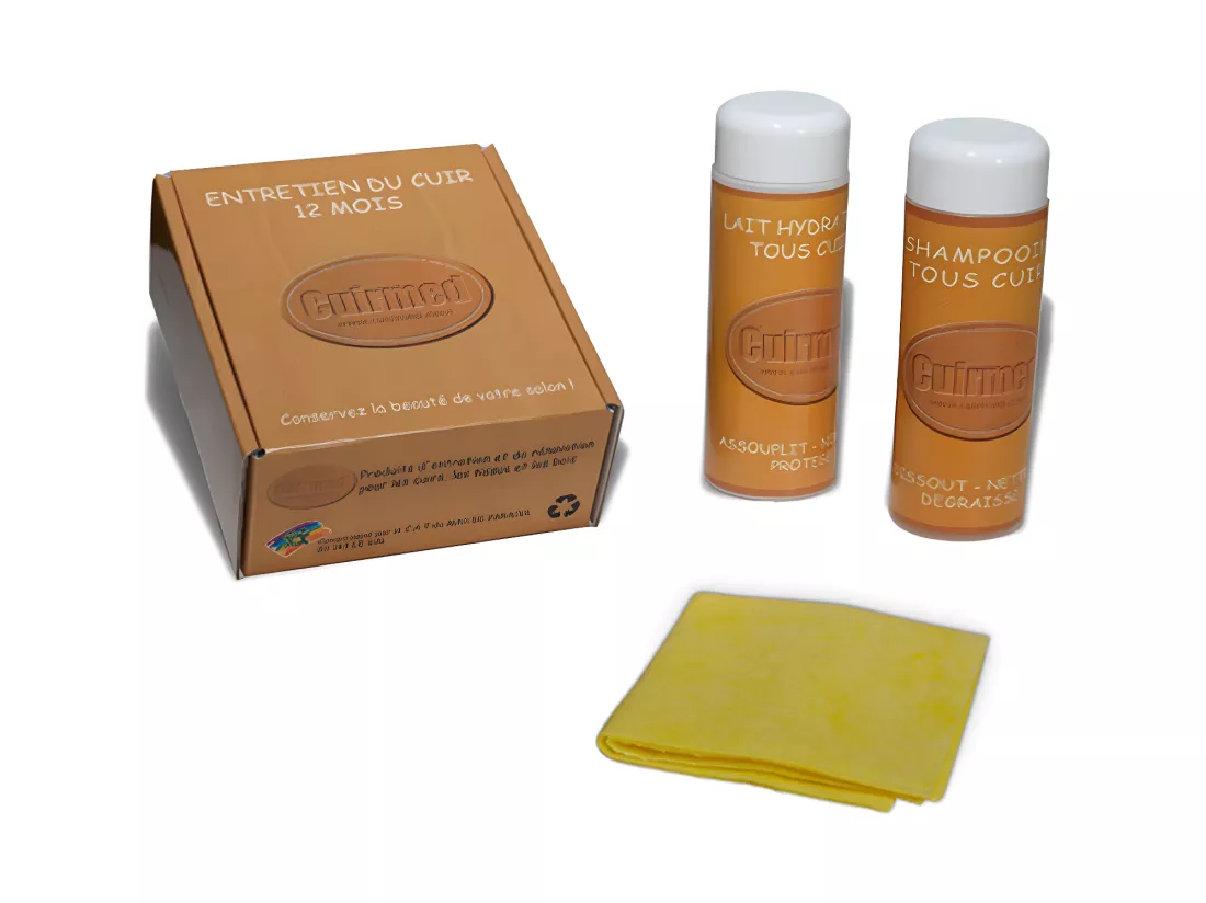 Coffret d'entretien du cuir 250ml + 250ml