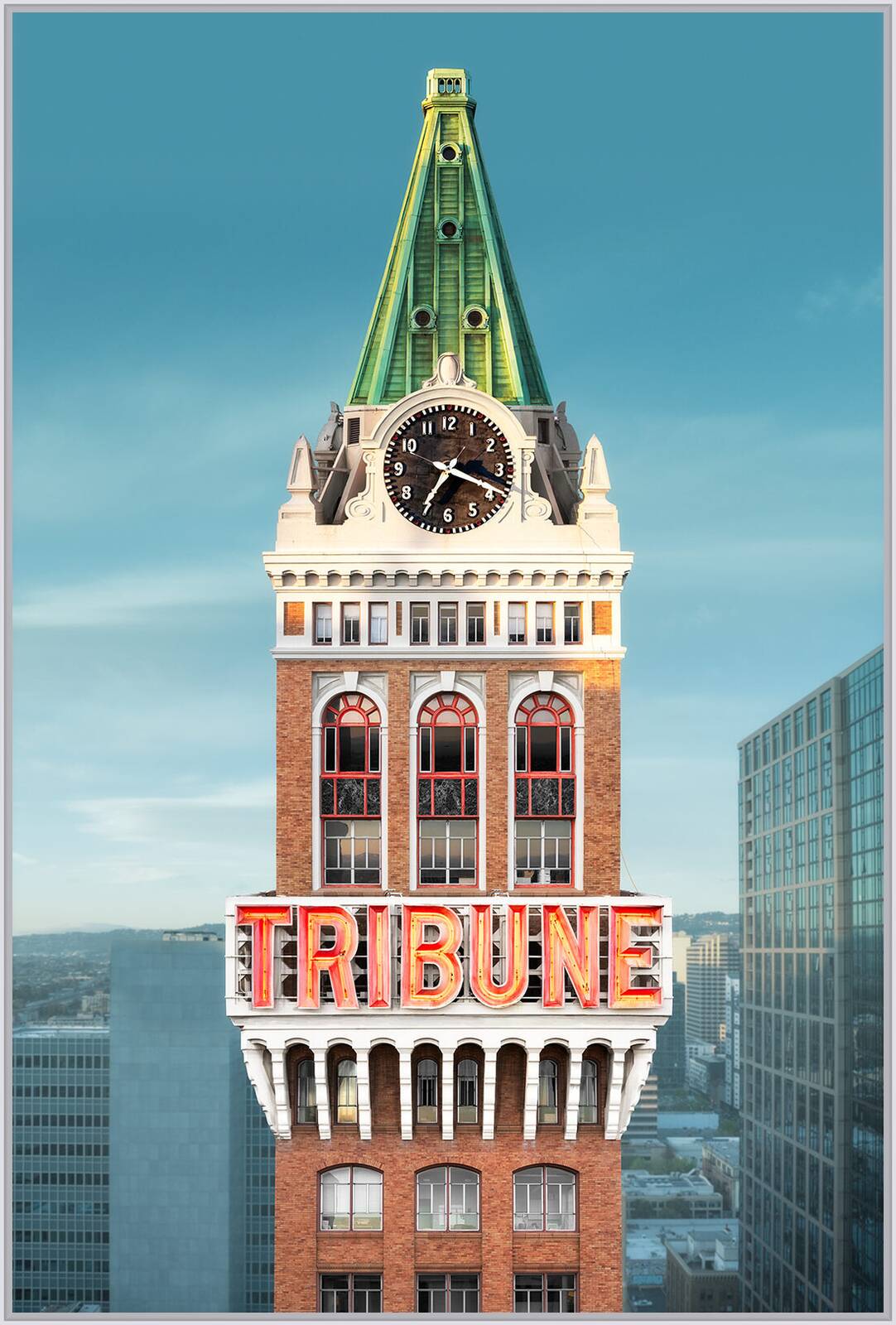 Tribune  Tower,  Oakland by Chris Hytha - Limited Edition. Edition of: 150. Signed.
