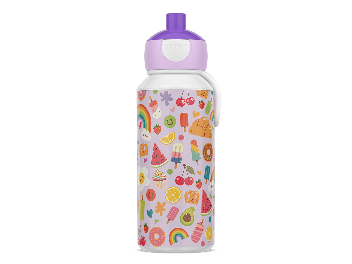 Mepal Campus Pop-up 400 ml drinkfles - Food Fest