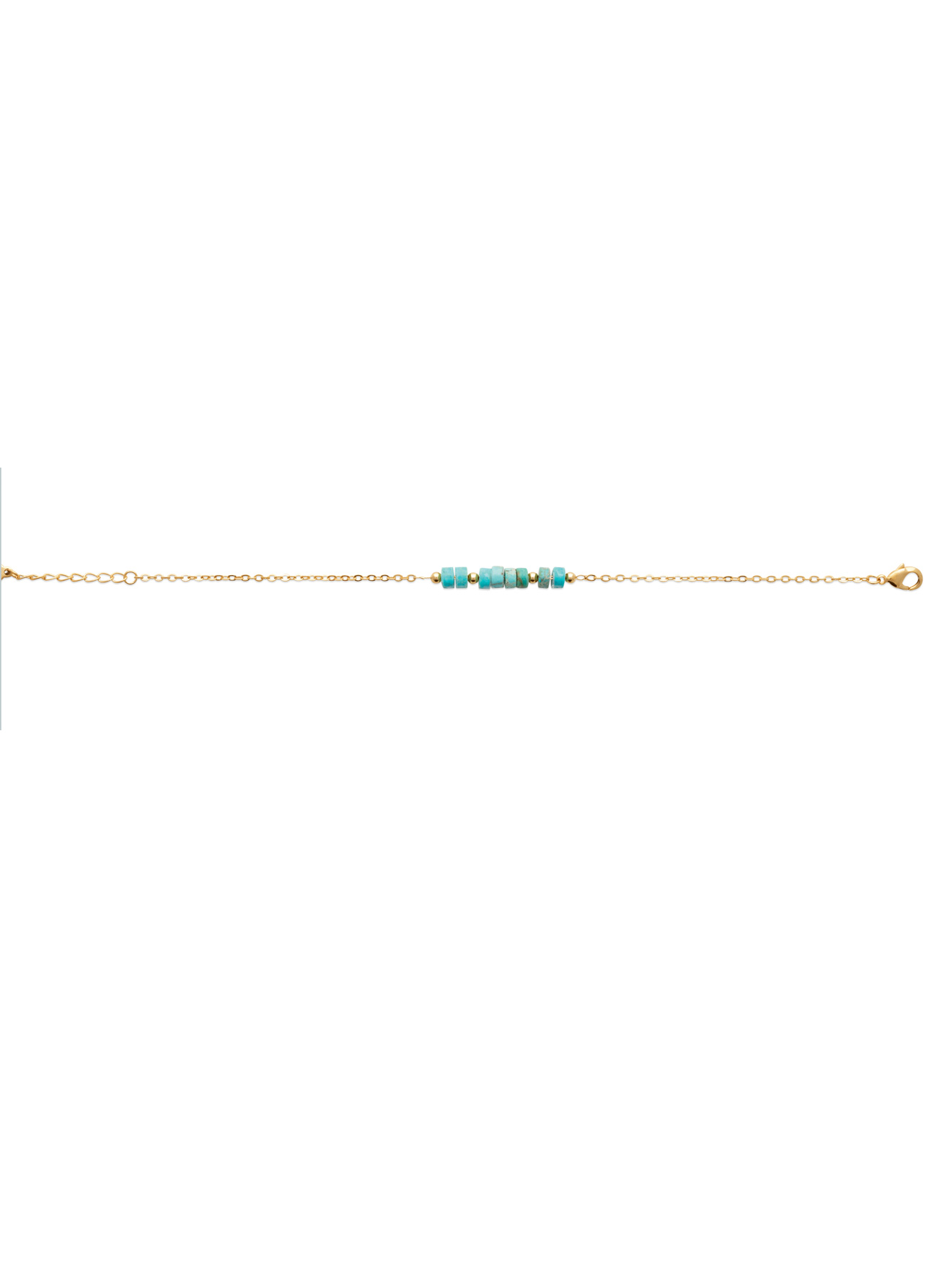 Bracelet jaspe bleu