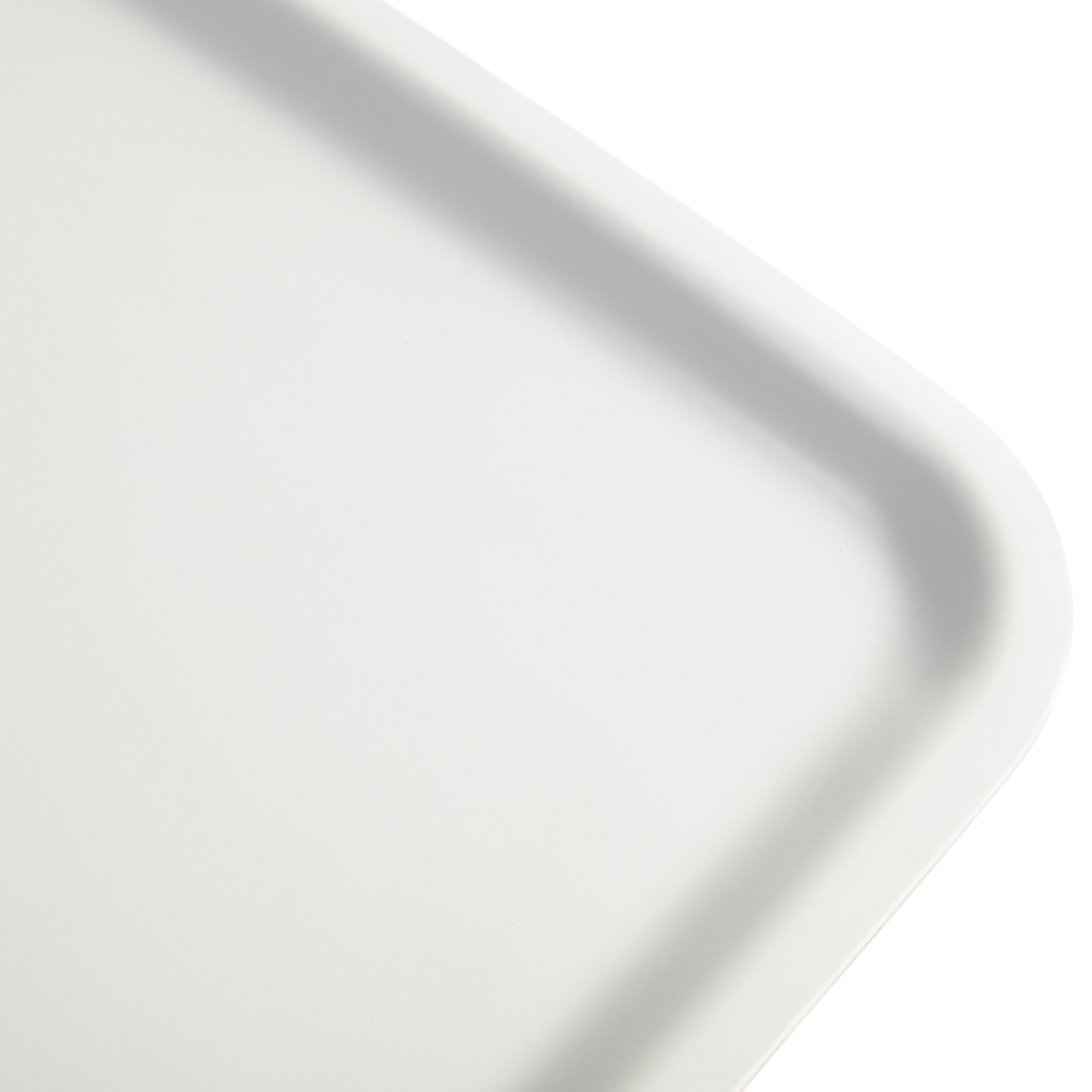 PALMIRO Serviertablett - Weiss / B: 43.0 cm x T: 33.0 cm x H: 1.4 cm