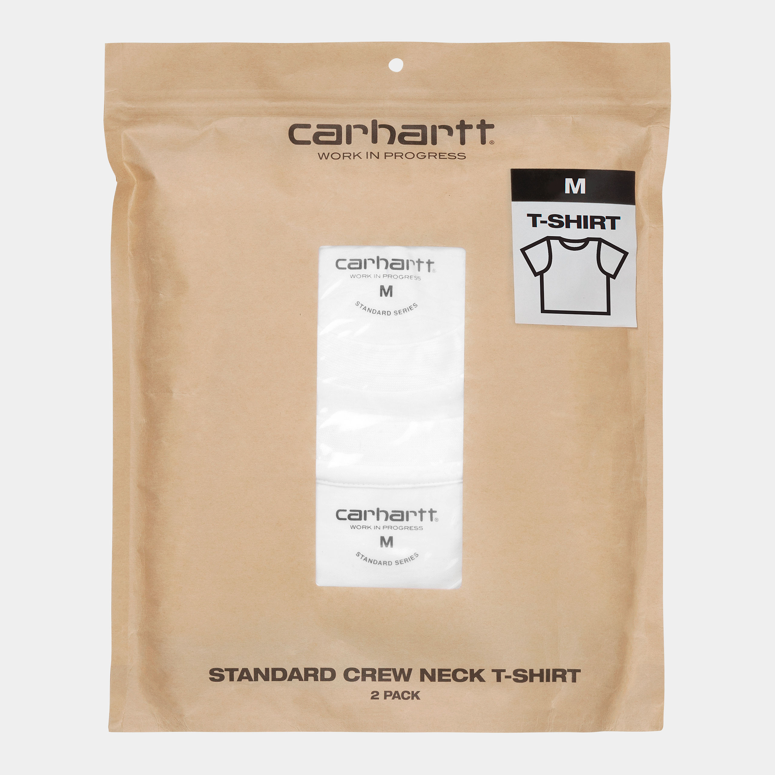 Carhartt WIP Standard Crew Neck T-Shirt 2Pack Black / Black