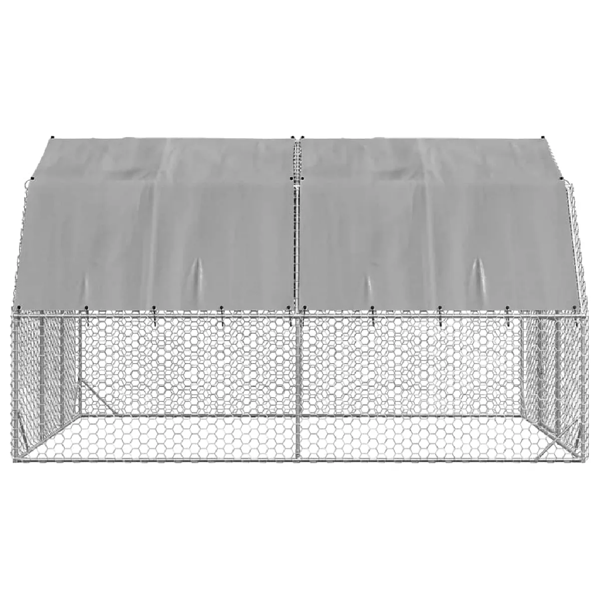 vidaXL Poulailler avec toit 2.5x4x2.25 m