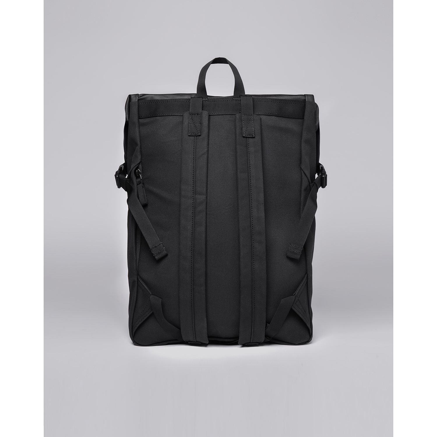 Sandqvist Alfred Backpack black with black webbing