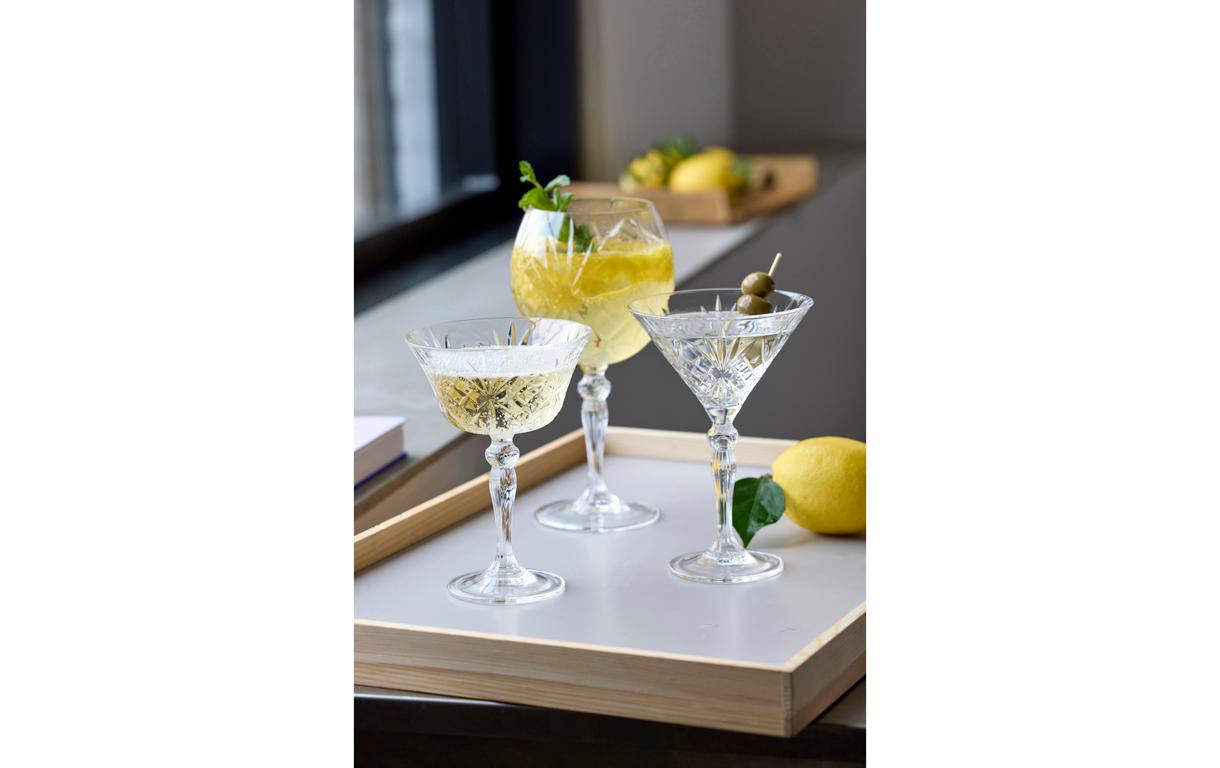 Champagnerglas Melodia 4 Stück, 26 clChampagnerschale aus ultraklarem Kristallglas