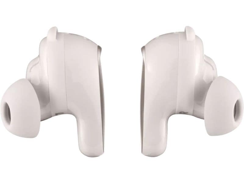 Bose In-Ear-Kopfhörer QuietComfort Ultra Weiss Earbuds mit räumlichem Klang