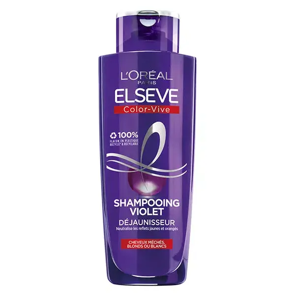 Shampoo roxo L'Oréal Elsève Color-Vive 200ml