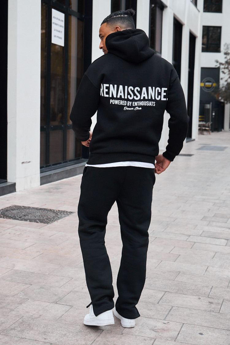 Sweat à capuche noir 