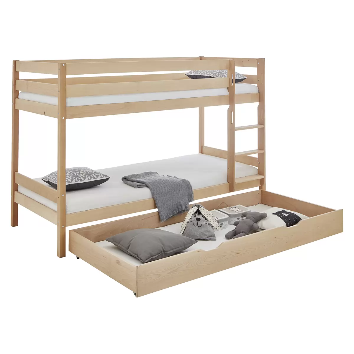 Etagenbett Lupo Best Price 90x200 Buche
