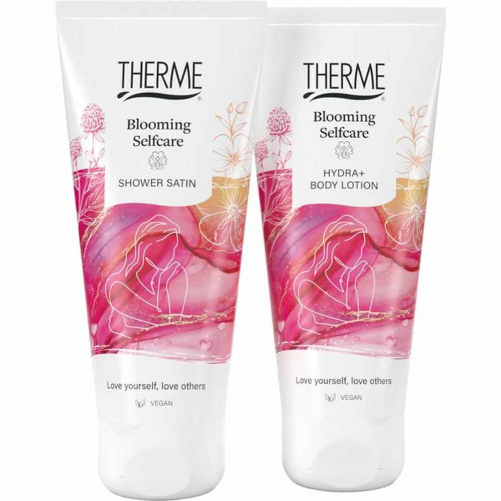 Therme Blooming Selfcare Geschenkset Bodylotion 200 ml + Douchegel 200 ml1 set