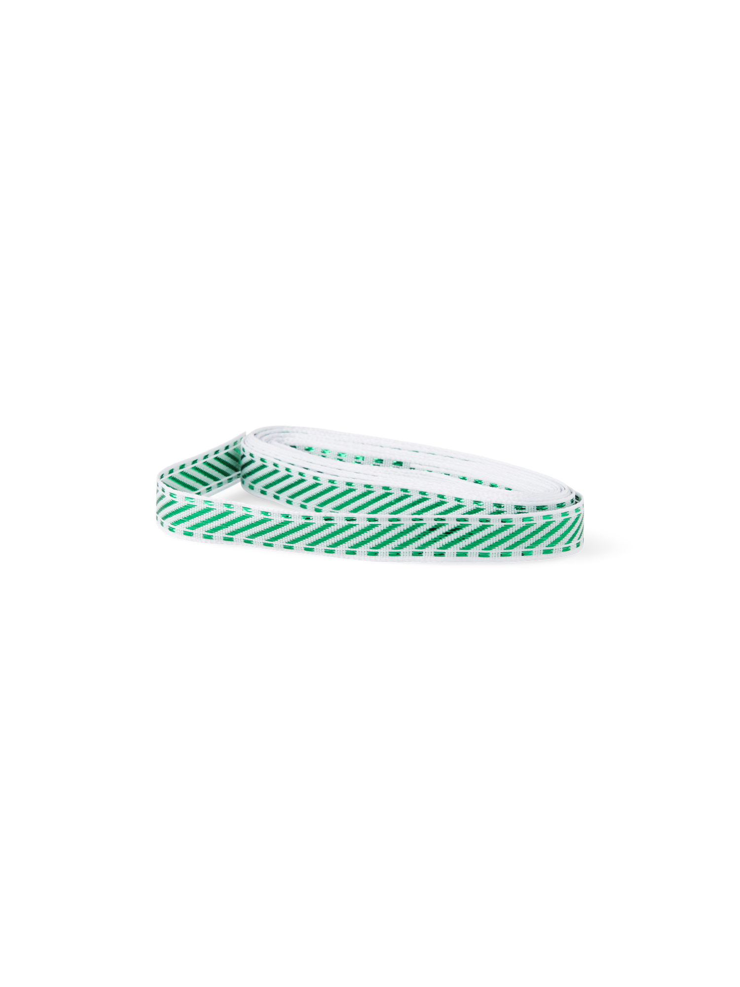 Gavebånd | Polyester. 13 mm x 5 m. | Green, White