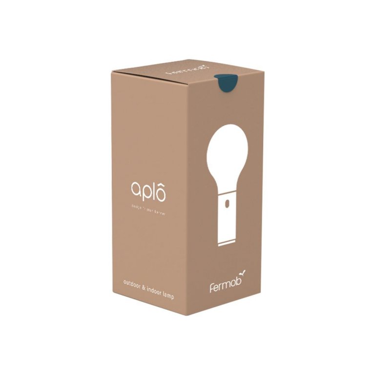 Fermob Aplo H24 tafellamp LED oplaadbaar Red Ochre