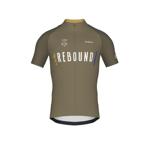 Milremo Live Slow Ride Fast Rebound Fietsshirt Korte Mouwen Groen Heren
