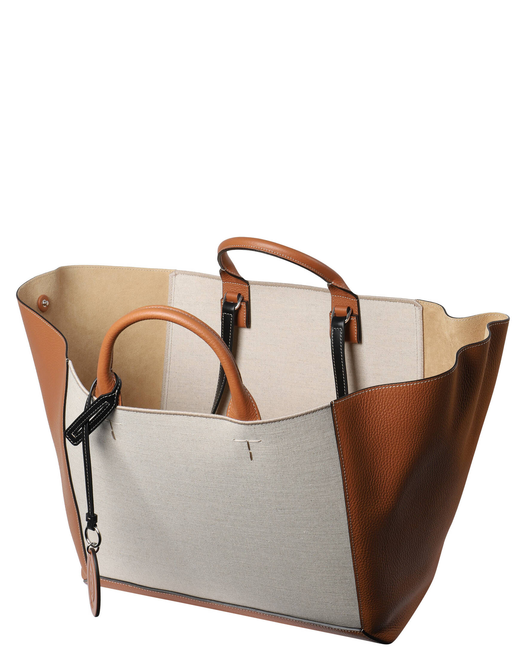 TOD´S| Damen Shopper DOUBLE UP aus Leder und Canvas